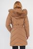 Picture of PLUS SIZE MID LENGTH JACKET RICH FUR HOOD